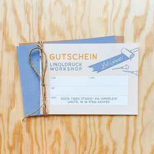 Add-on: GUTSCHEINKARTE für Workshop