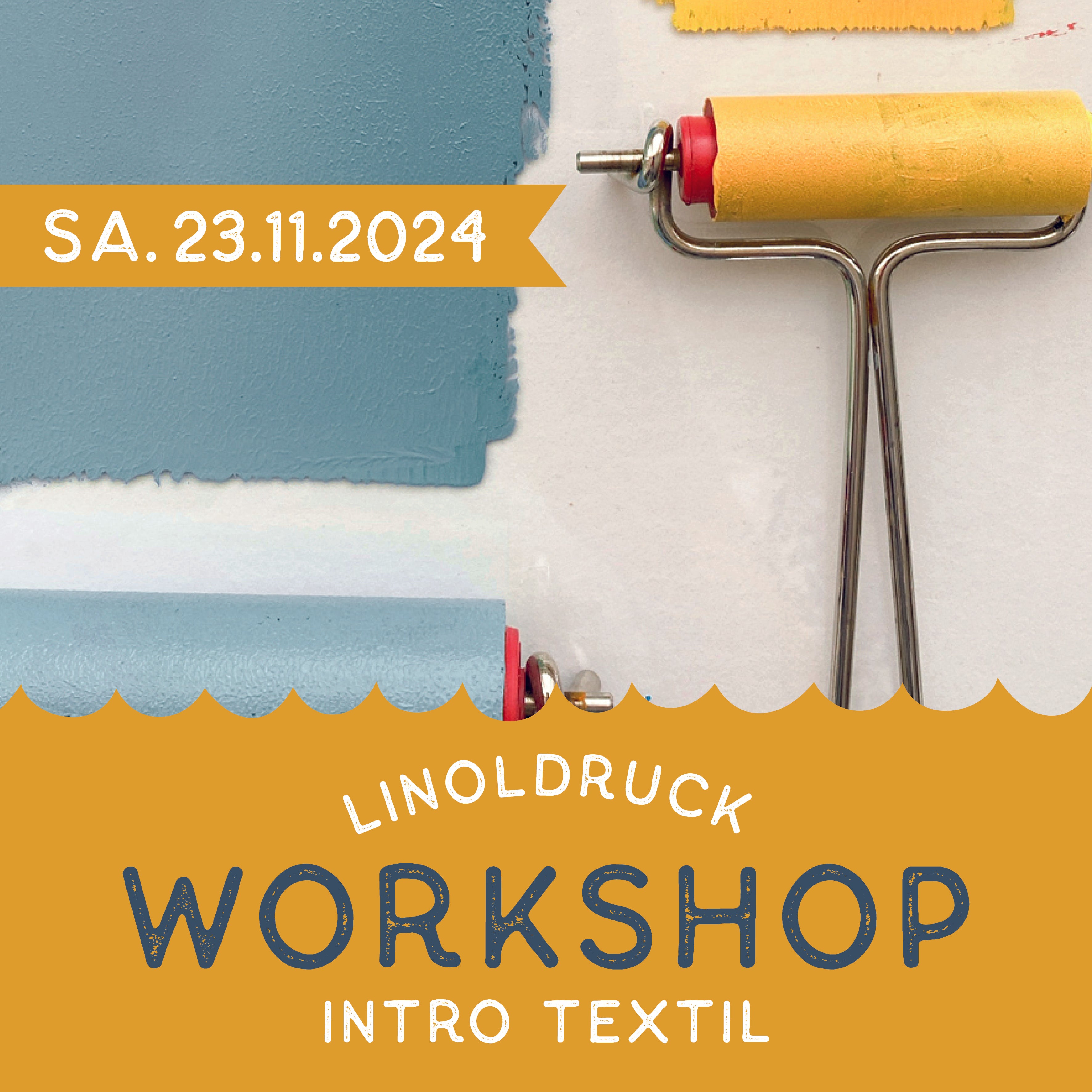 23.11.2024 LINOLDRUCK WORKSHOP – Intro Textil