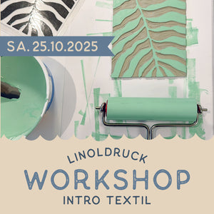 25.10.2025 LINOLDRUCK WORKSHOP – Intro Textil
