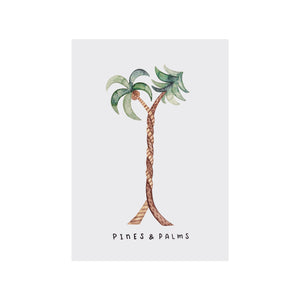 PINES & PALMS – Postkarte