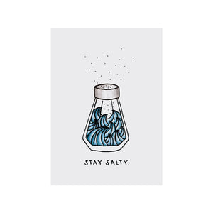 STAY SALTY – Postkarte